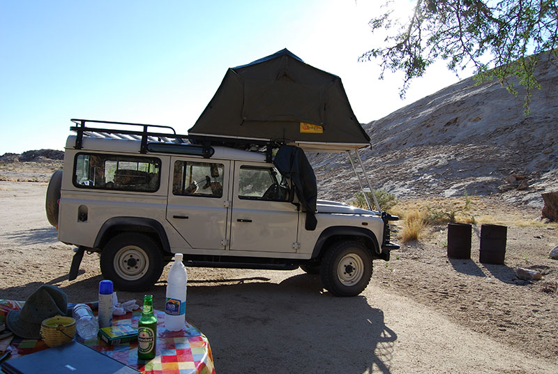 Campsite in Namib Desert