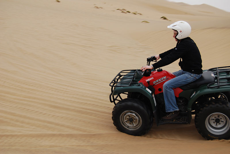 Dune riding near Swakopmund