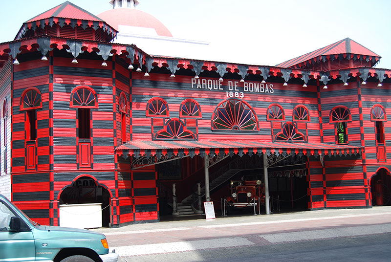 Historic fireman's depot in Ponce