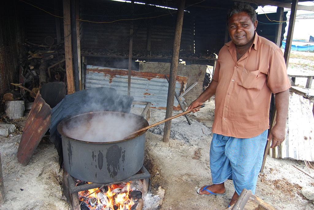 Fish processing plant on Vilufushi