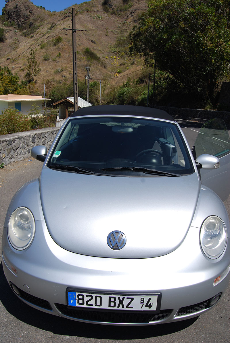 My hire car in La Reunion