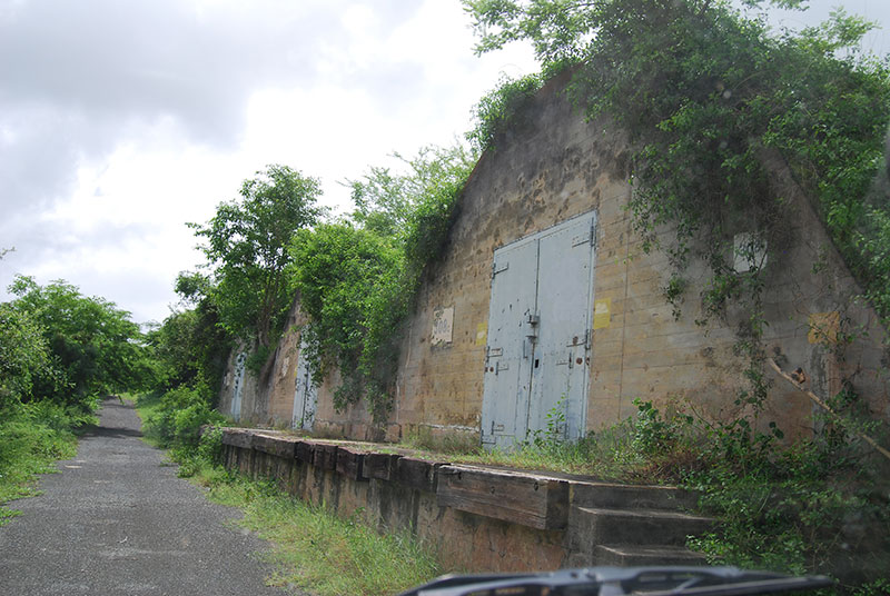 Old US bunkers on Vieques