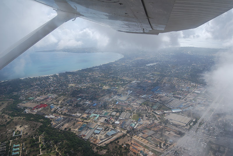 On approach to Zanzibar