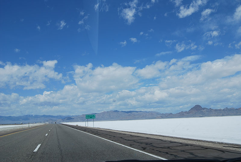 On the road through Utah
