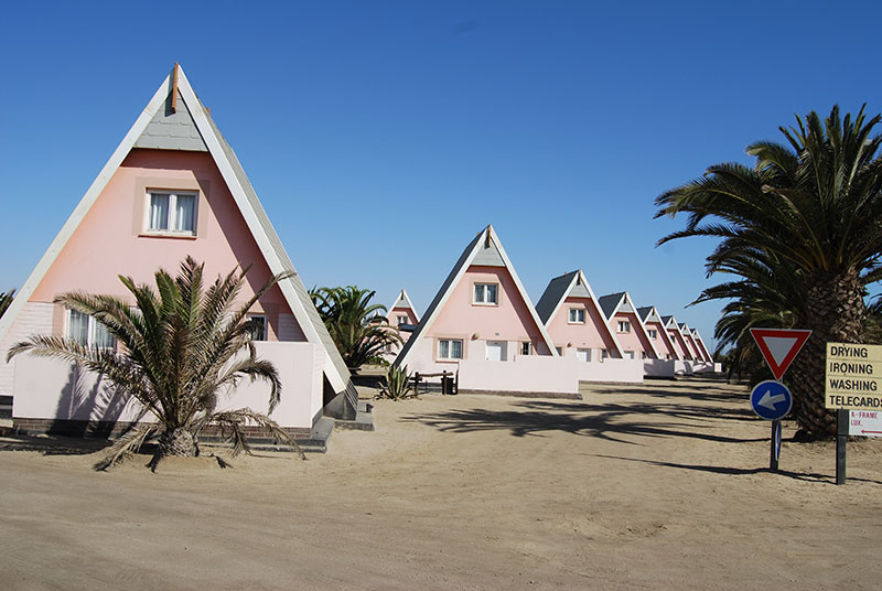 Unusual holiday camp in Swakopmund