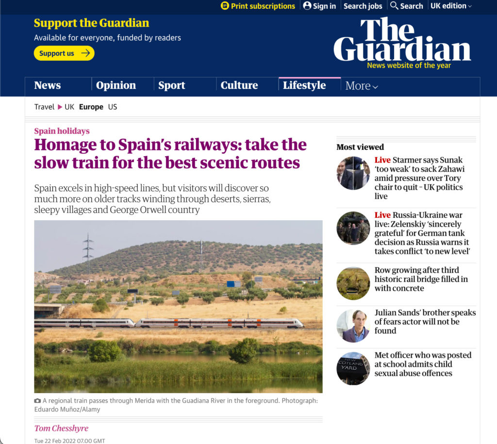 Homage to Spain’s railways