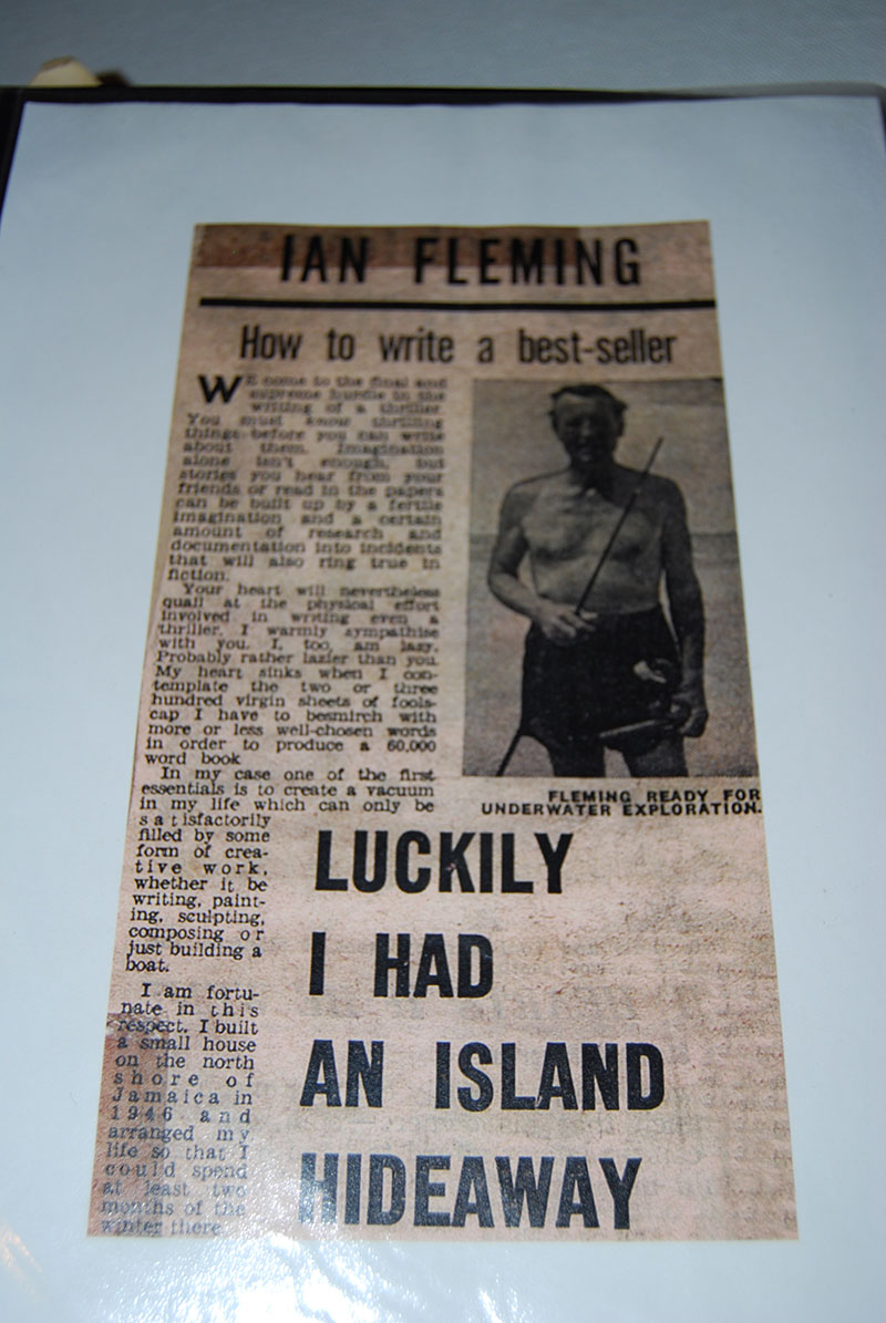 Cutting in scrapbook at Goldeneye