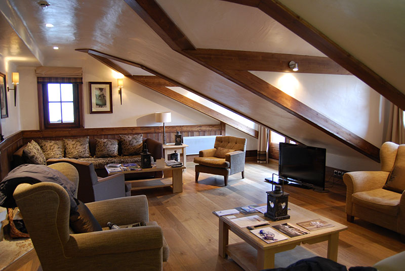 Loft room at La Portetta