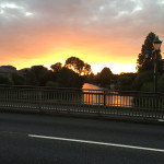 Sunset, Staines Bridge
