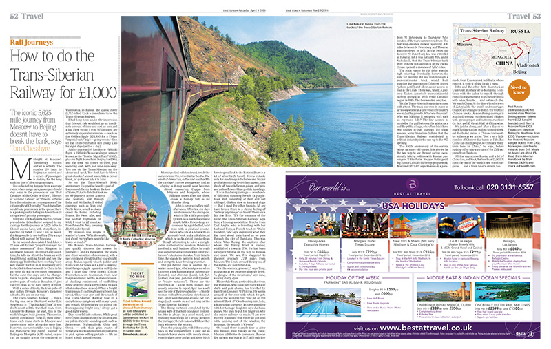How to do the Trans-Siberian Railway for £1000