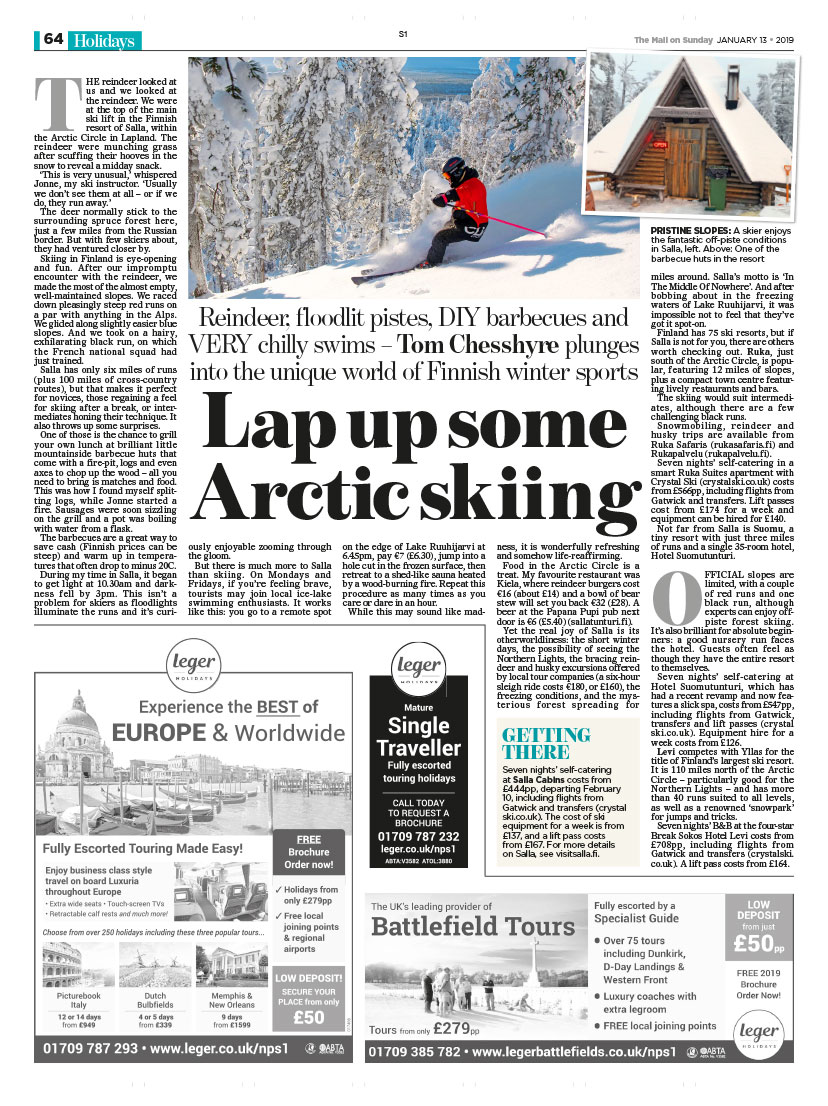 Lap up some Arctic skiing