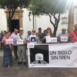 Train protest in Algeciras