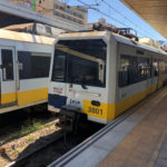 Renfe Feve narrow gauge train at Santander Station