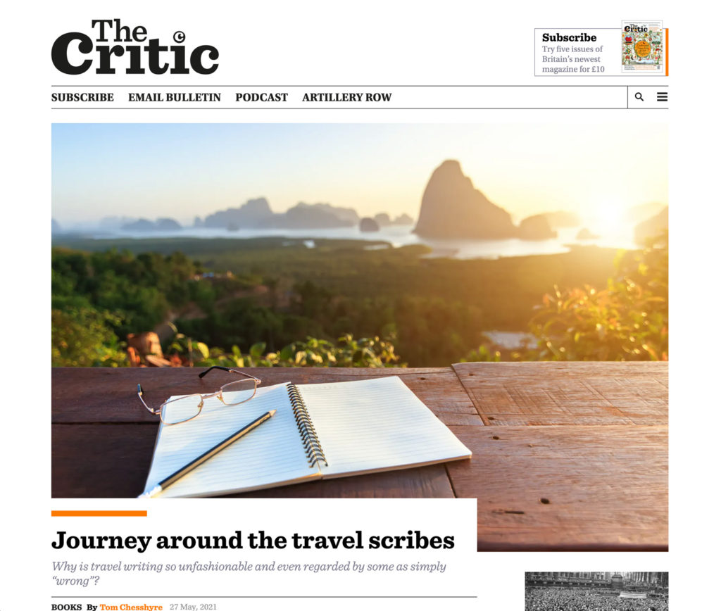 Journey around the travel scribes