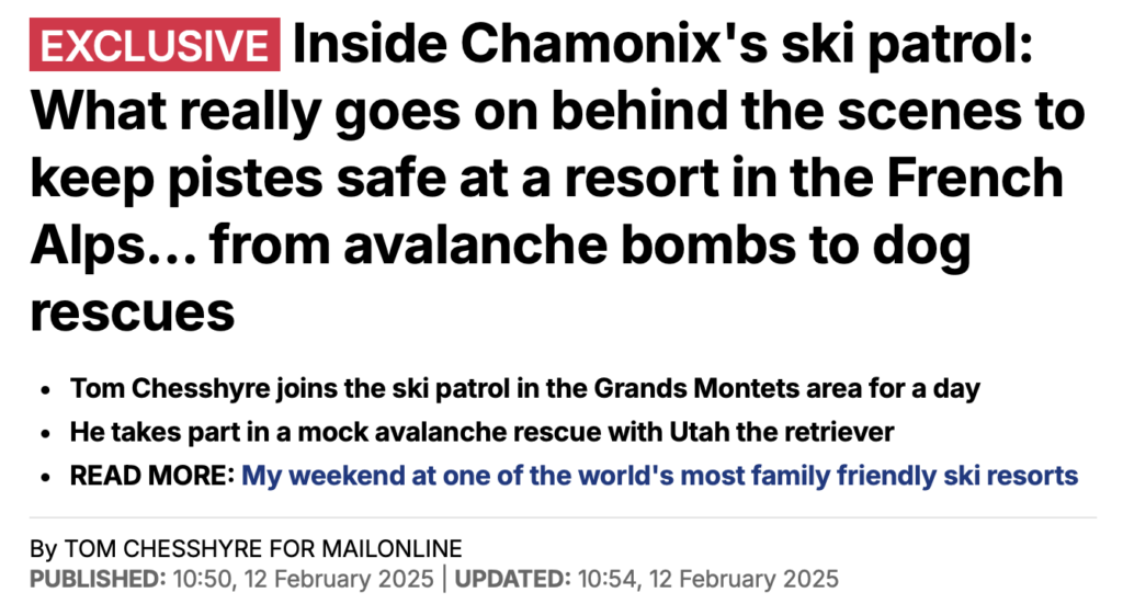 Inside Chamonix's ski patrol